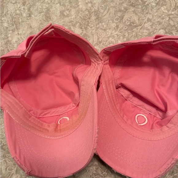 Pink Ribbon Embroidered Caps - Picture 7 of 7
